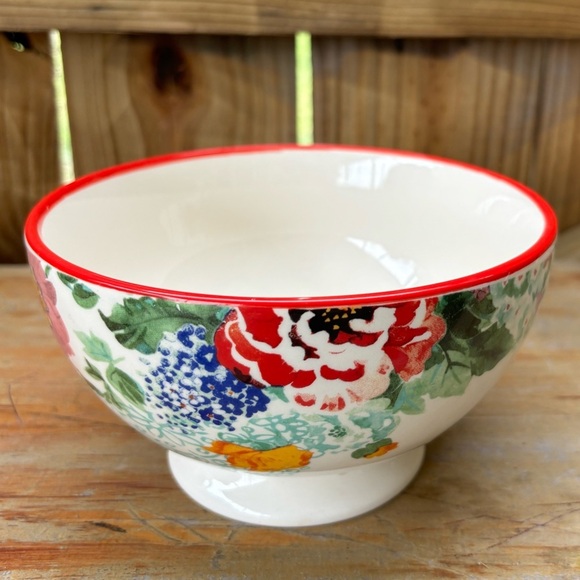 Pioneer Woman Country Garden 3 Piece Set Footed Soup Bowl, Plate & Latte Mug - Picture 2 of 16